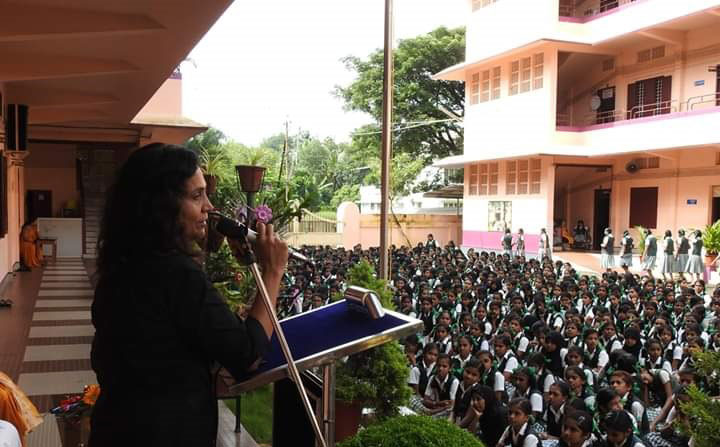Visit in Little Flower Convent School